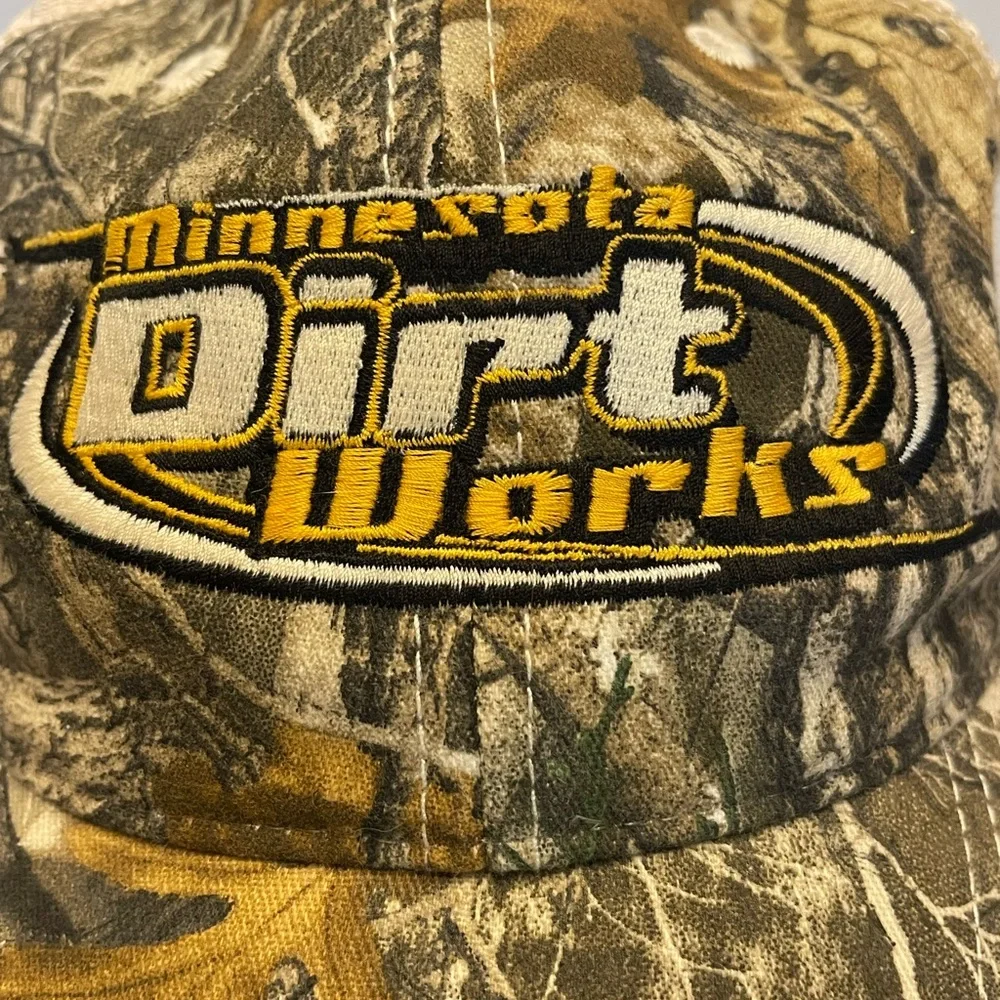 Legacy Tucker Cap Adjustable Mesh Hat Minnesota Dirt Works Camo